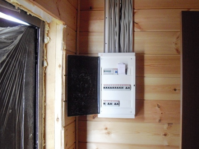 электрика под ключ в каркасном доме 150 м.кв.